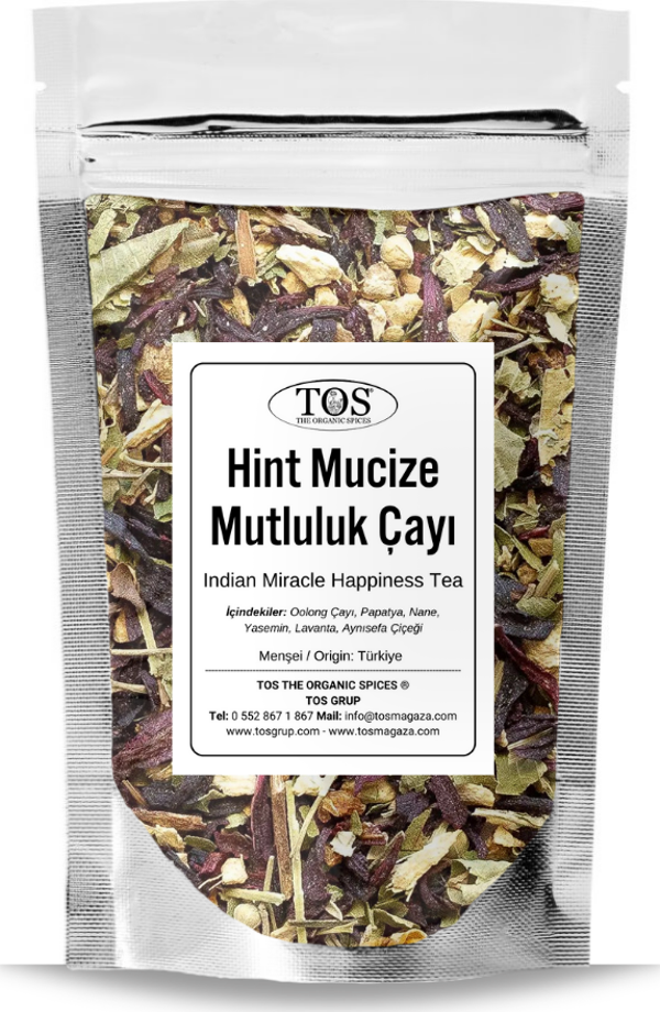 Hint Mucize Mutluluk Çayı 250 gr (1. Kalite) Indian Miracle Happiness Tea - Image 1