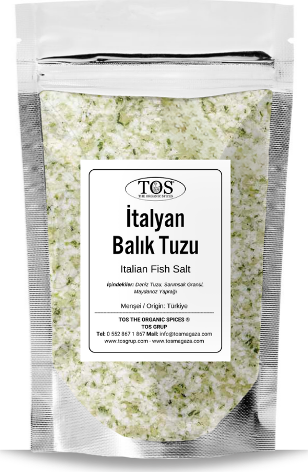 İtalyan Balık Tuzu 500 gr (1. Kalite) Italian Fish Salt - Image 1