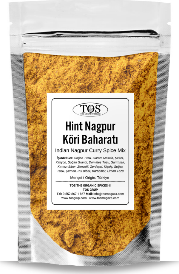 Hint Nagpur Köri Tozu 500 gr Indian Nagpur Curry Spice Blend - Premium Quality | Baharat Karışımı - Image 1