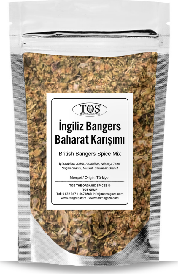 İngiliz Bangers Baharat Karışımı 250 gr English Bangers Spice Blend - Premium Quality - Image 1
