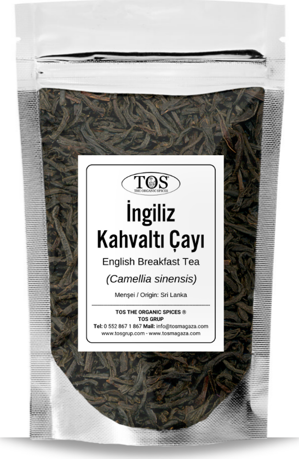 İngiliz Kahvaltı Çayı 500 gr (1. Kalite) English Breakfast Tea, Premium Quality - Image 1