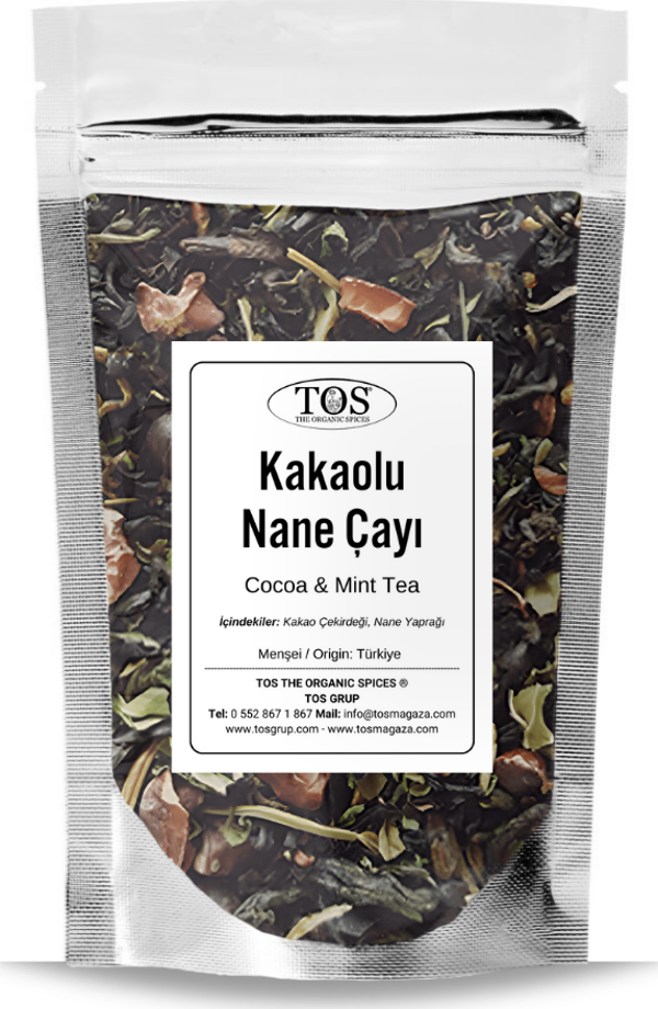 Kakao & Nane Çayı 100 gr (1. Kalite) Cacao & Mint Tea - Image 1