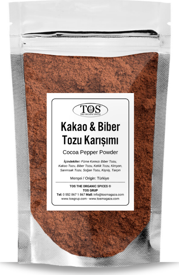 Kakao Biber Tozu 500 gr Cocoa Chili Powder - Premium Quality | Baharat Karışımı - Image 1