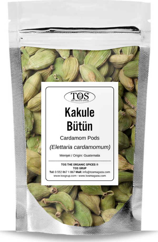 Kakule Bütün 50 gr (1. Kalite) Elettaria cardamomum / Cardamom Pods, Guatemala - Image 1