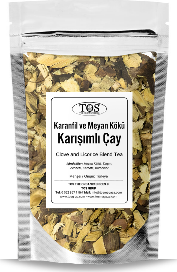 Karanfil ve Meyan Kökü Karışımlı Çay 40 gr (1. Kalite) Clove and Licorice Root Tea Blend - Image 1