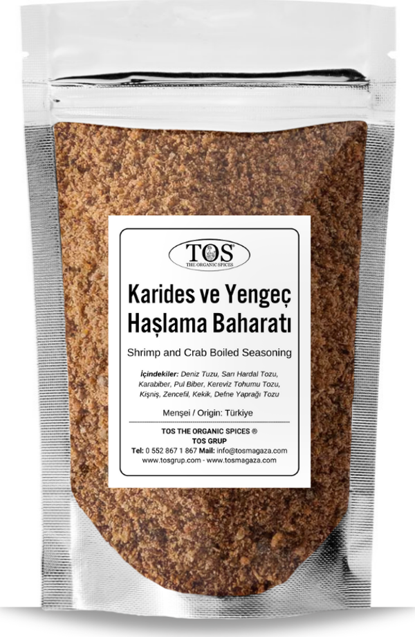 Karides ve Yengeç Haşlama Baharatı 100 gr Shrimp and Crab Boil Seasoning - Premium Quality - Image 1