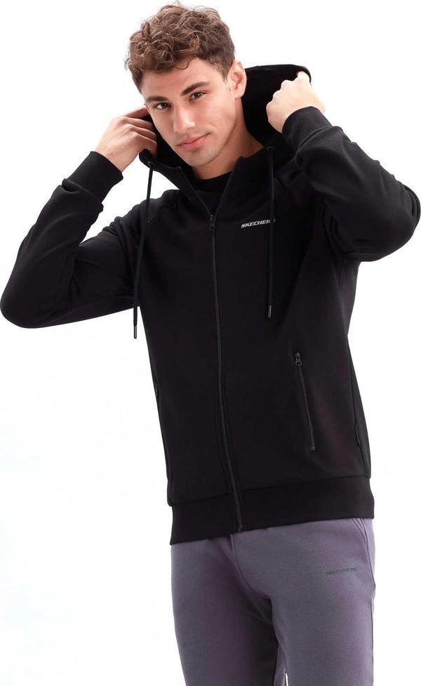 Skechers S212267-036 M New Basics Full Zip Erkek Sweatshirt - Image 1