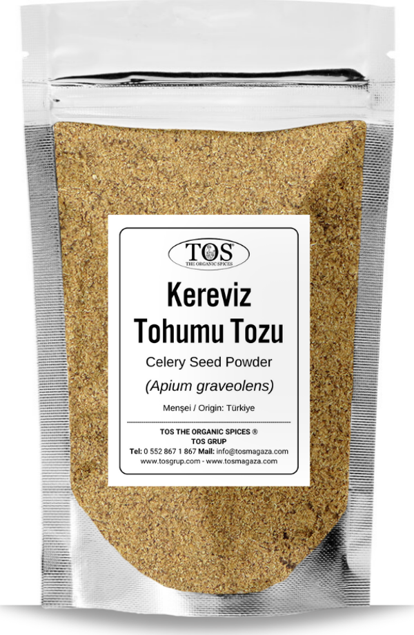 Kereviz Tohumu Tozu 1 kg (1. Kalite) Apium graveolens / Ajmoda, Celery Seed Ground - Image 1