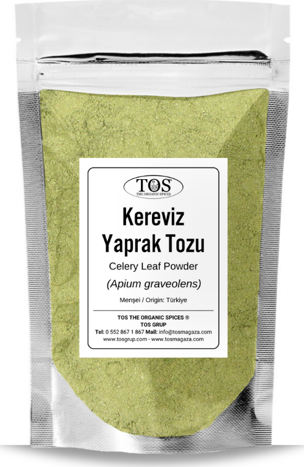 Kereviz Yaprak Tozu 100 gr (1. Kalite) Apium graveolens / Celery Leaf Powder - Image 1
