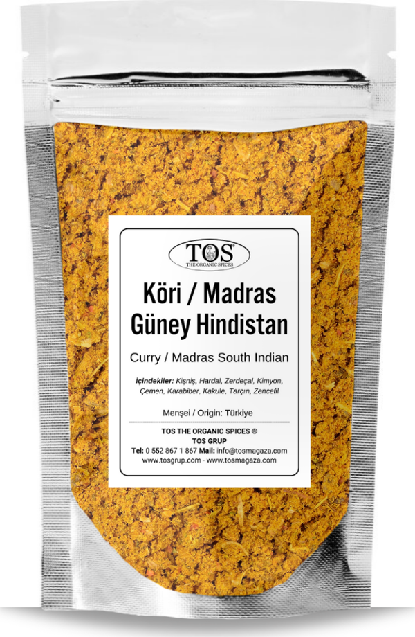 Köri / Madras Güney Hindistan 250 gr Curry Powder / Madras South Indian - Premium Quality - Image 1