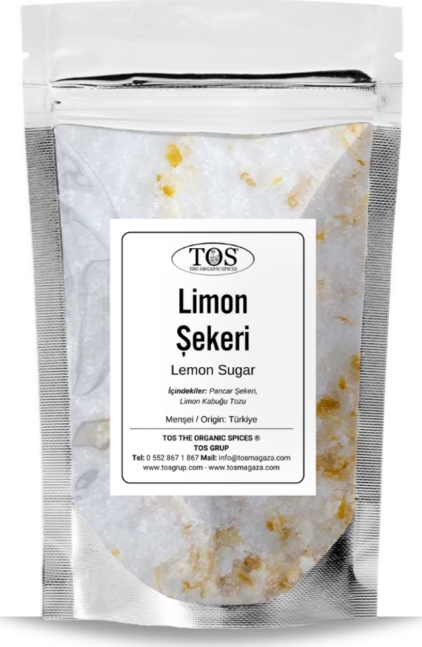 Limon Şekeri 250 gr (1. Kalite) Lemon Sugar - Image 1