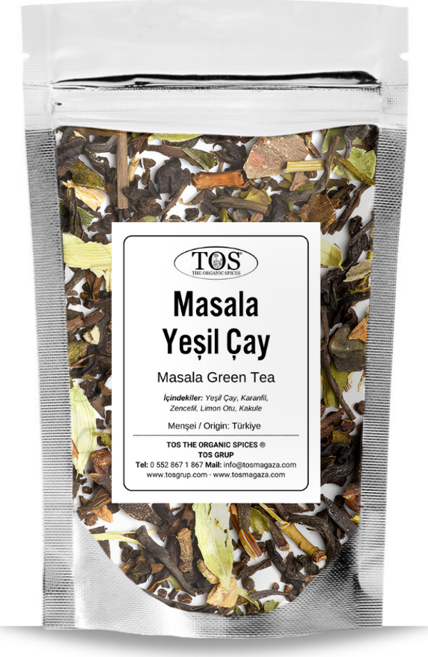 Masala Yeşil Çay 100 gr (1. Kalite) Masala Green Tea - Image 1