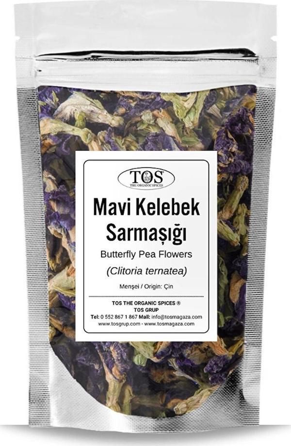 Mavi Kelebek Sarmaşığı 50 gr (1. Kalite) Clitoria ternatea / Butterfly Pea Flowers - Image 1