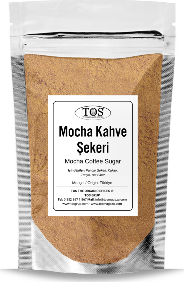 Mexican Mocha Kahve Şekeri 100 gr (1. Kalite) Mexican Mocha Coffee Sugar - Image 1