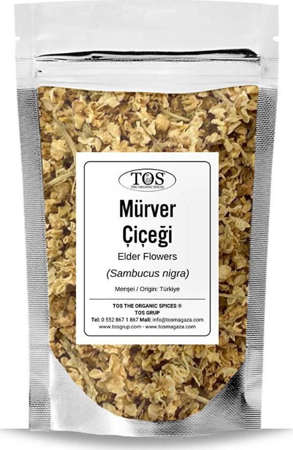 Mürver Çiçeği 100 gr (1. Kalite) Sambucus nigra / Elder Flowers - Image 1