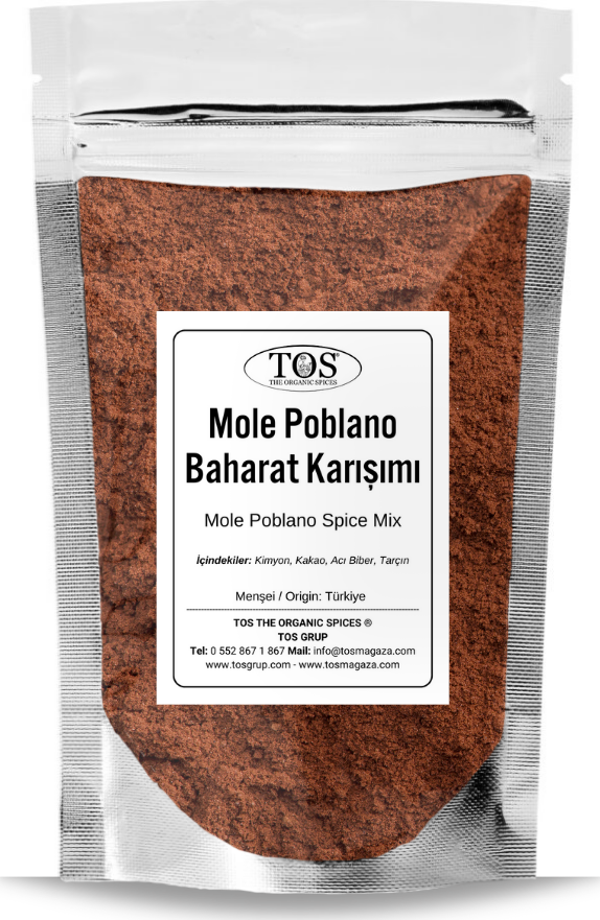 Mole Poblano Baharat Karışımı 100 gr Mole Poblano Spice Blend - Premium Quality | Baharat Karışımı - Image 1