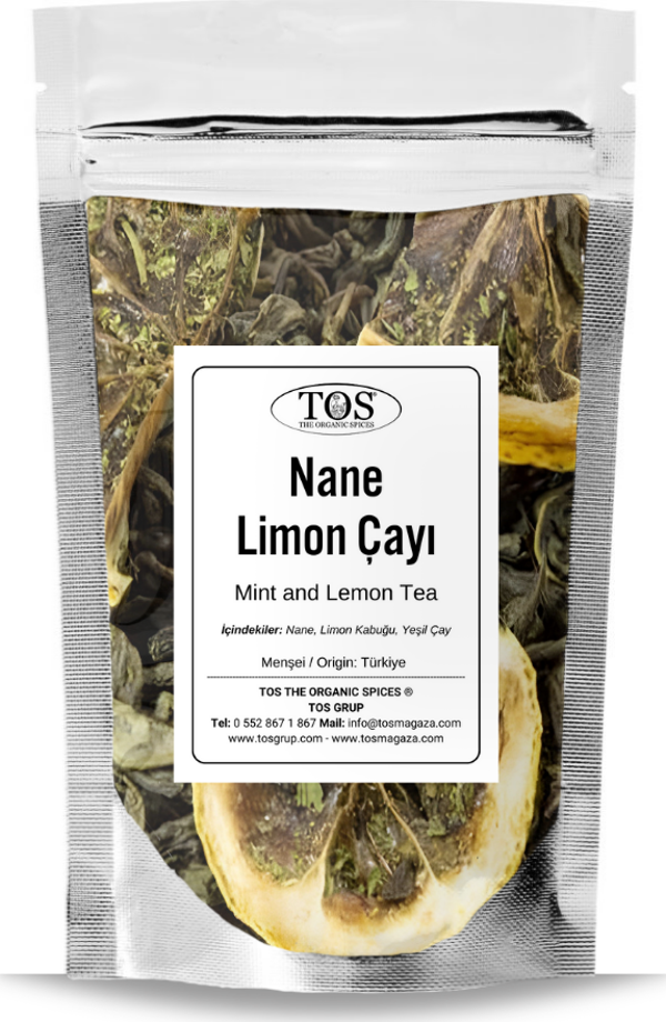 Nane Limon Çayı 100 gr (1. Kalite) Mint Lemon Tea - Image 1