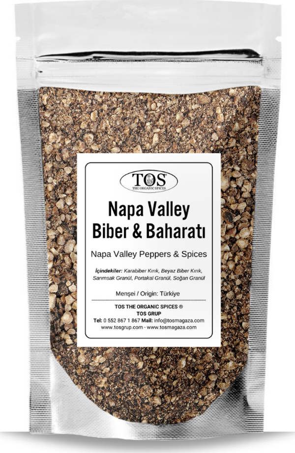 Napa Valley Biber & Baharat Karışımı 500 gr Napa Valley Pepper & Spice Blend - Premium Quality - Image 1
