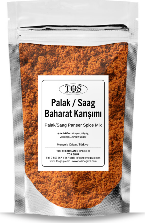 Palak / Saag Paneer Baharat Karışımı 250 gr Palak / Saag Paneer Spice Blend - Premium Quality - Image 1