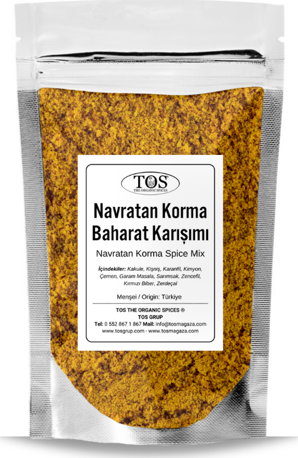 Navratan Korma Baharat Karışımı 250 gr Navratan Korma Spice Blend - Premium Quality - Image 1