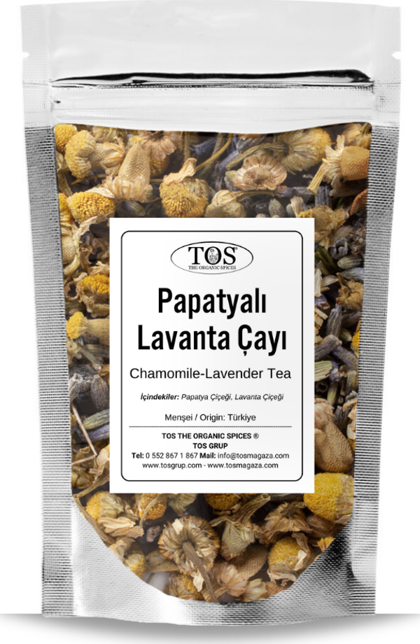 Papatya - Lavanta Çayı 100 gr (1. Kalite) Chamomile - Lavender Tea - Image 1