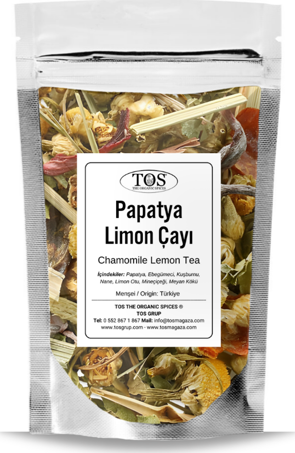 Papatya Limon Çayı 100 gr (1. Kalite) Chamomile Lemon Tea - Image 1