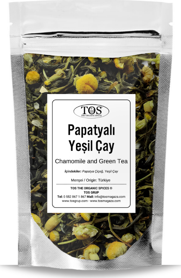 Papatya ve Yeşil Çay 250 gr (1. Kalite) Chamomile and Green Tea - Image 1