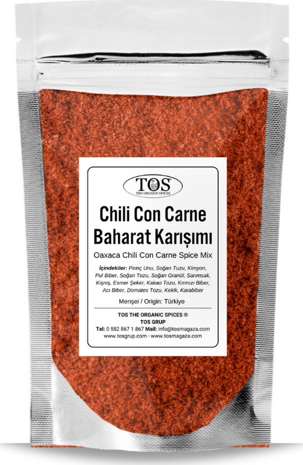 Oaxaca Chili Con Carne Baharat Karışımı 250 gr Oaxaca Chili Con Carne Spice Blend - Premium Quality - Image 1