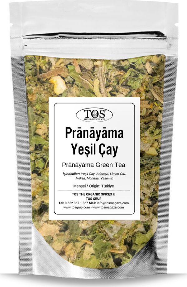 Prānāyāma Yeşil Çay 100 gr (1. Kalite) Prānāyāma Green Tea - Image 1