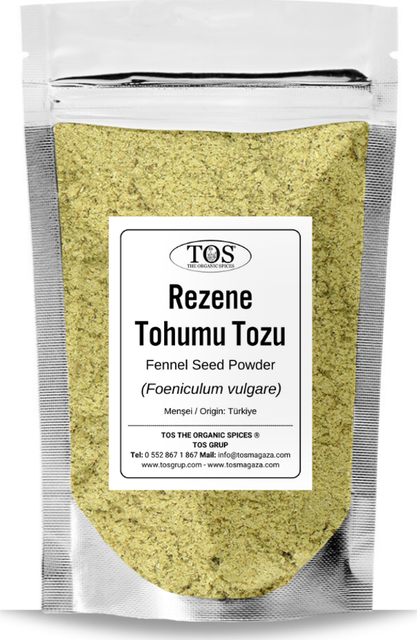 Rezene Tohumu Tozu 500 gr (1. Kalite) Foeniculum vulgare / Fennel Seed Powder - Image 1