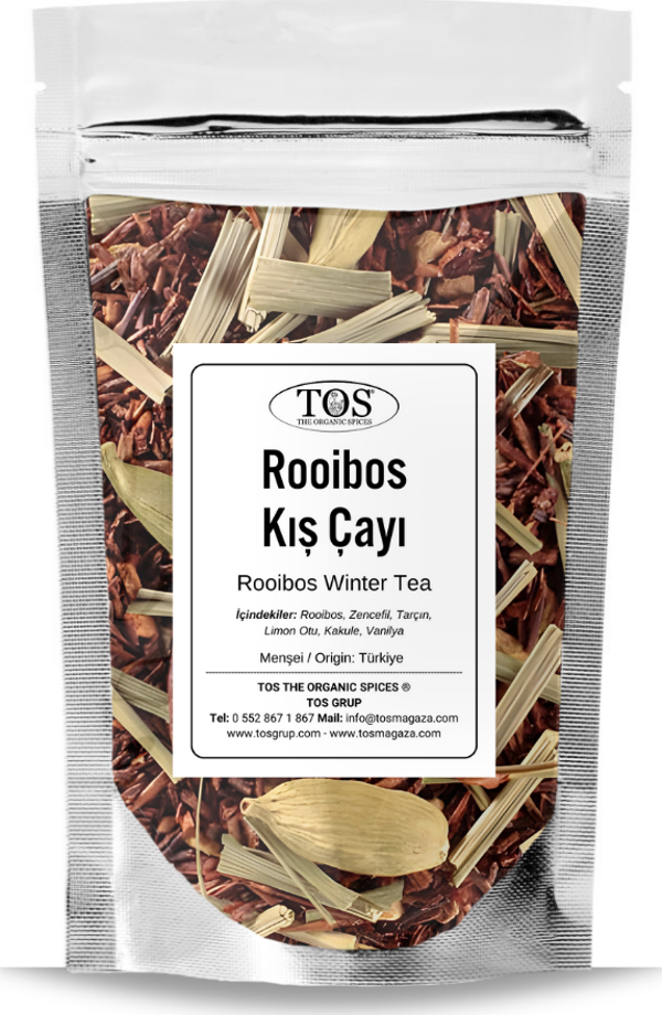 Rooibos Kış Çayı 40 gr (1. Kalite) Rooibos Winter Tea - Image 1