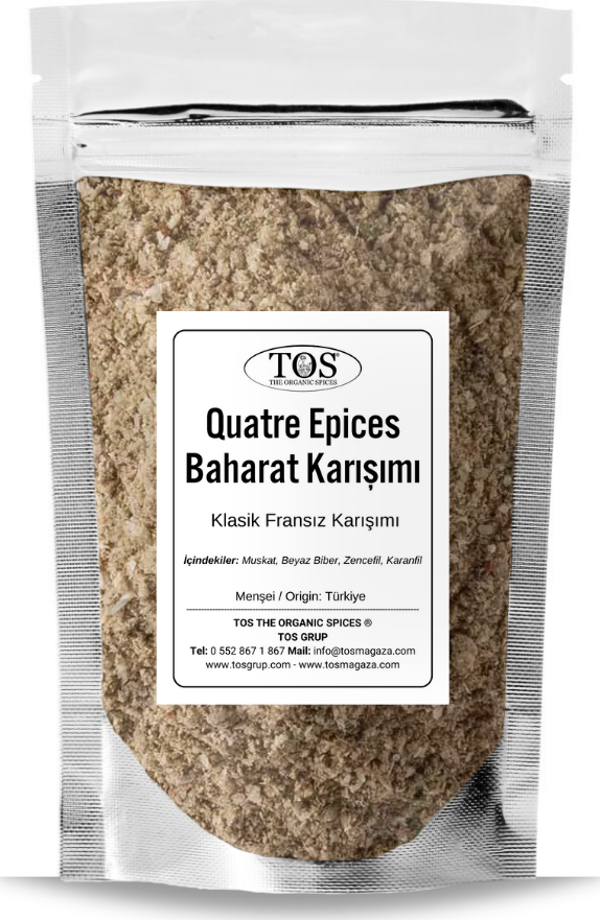 Quatre Epices Baharat Karışımı 500 gr Quatre Epices Spice Blend - Premium Quality | Baharat Karışımı - Image 1