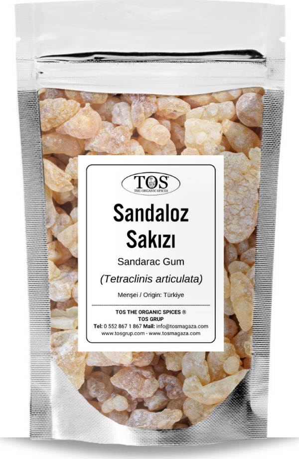 Sandaloz Sakızı 50 gr (1. Kalite) Tetraclinis articulata / Sandarac Gum - Image 1