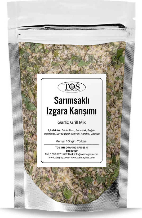 Sarımsaklı Izgara Karışımı 500 gr Garlic Grill Mix - Premium Quality | Baharat Karışımı - Image 1