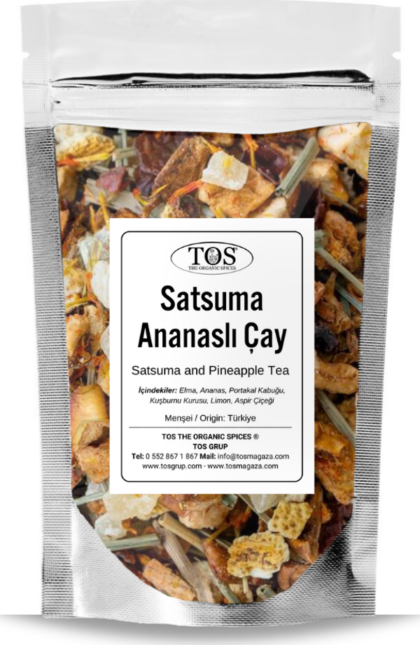 Satsuma ve Ananaslı Çay 250 gr (1. Kalite) Satsuma and Pineapple Tea - Image 1