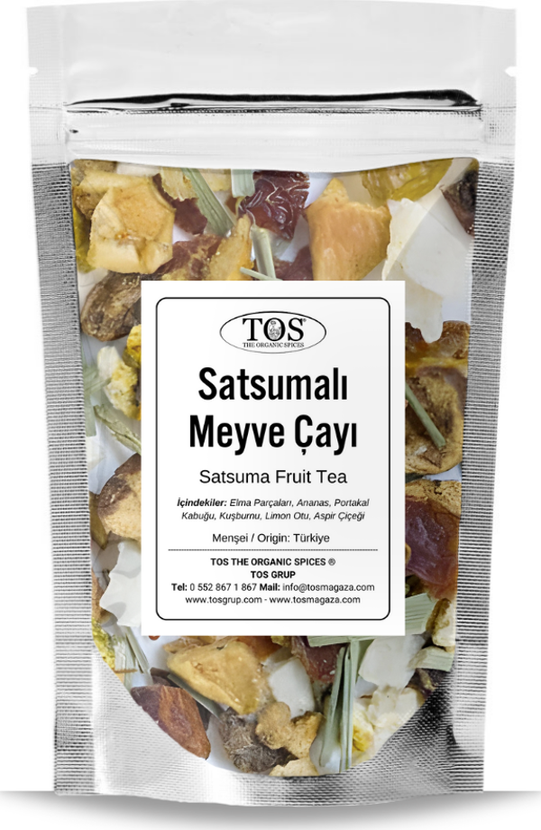 Satsumalı Meyve Çayı 250 gr (1. Kalite) Satsuma Fruit Tea  - Image 1