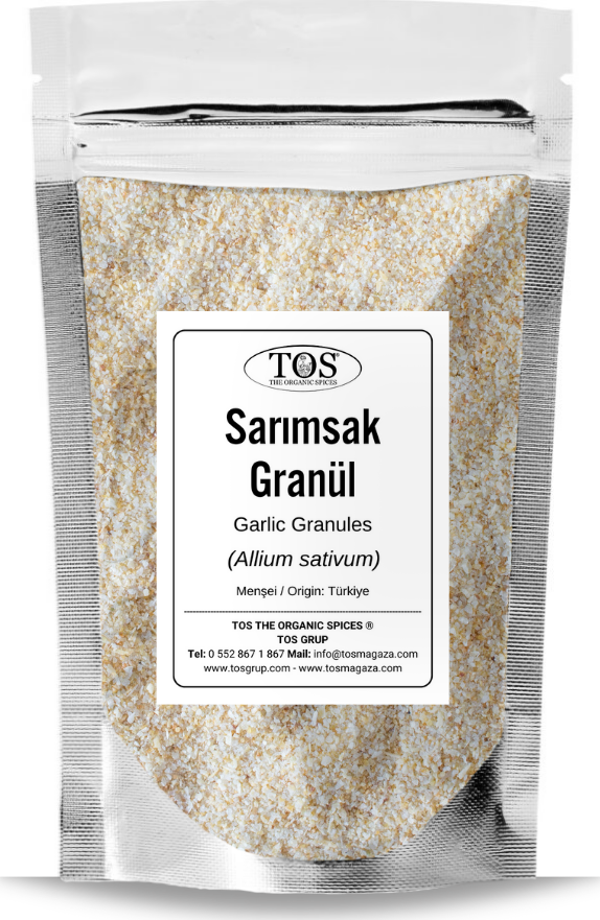 Sarımsak Granül 1 kg (1. Kalite) Allium sativum / Granulated Garlic - Image 1