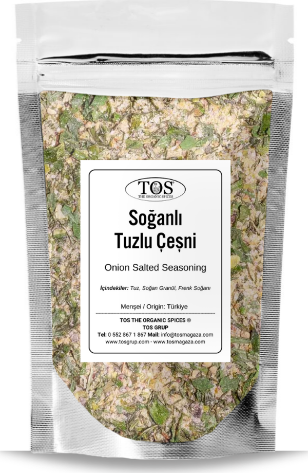 Soğanlı Tuzlu Çeşni 500 gr Onion Savory Seasoning - Premium Quality | Baharat Karışımı - Image 1