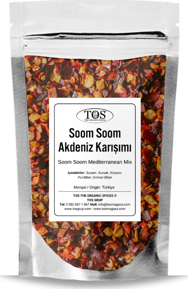 Soom Soom Akdeniz Susam Karışımı 100 gr Soom Soom Mediterranean Sesame Blend - Premium Quality - Image 1