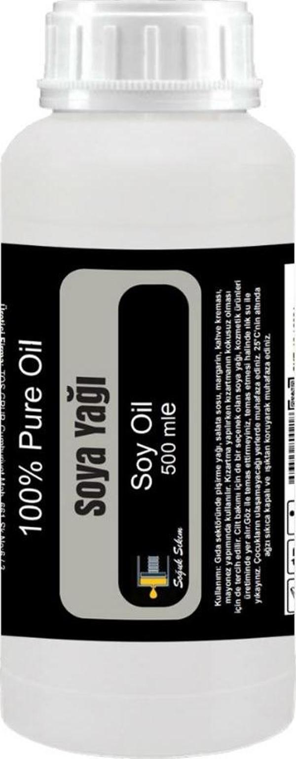 Soya Yağı 500 ml Soğuk Sıkım / Soybean Oil, Cold Pressed - Image 1
