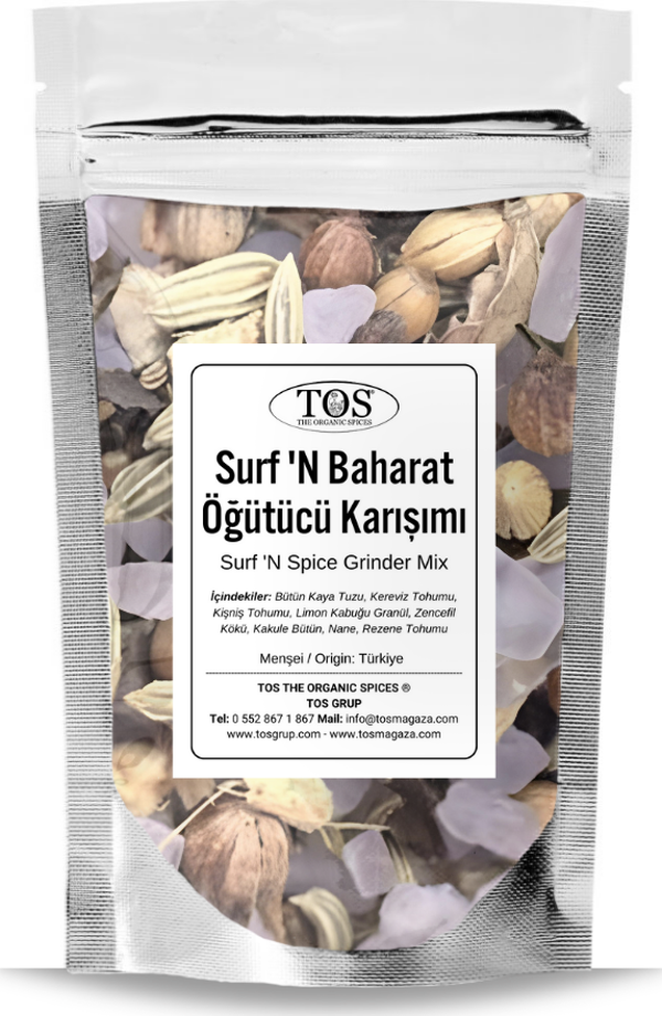 Surf 'N Baharat Öğütücü Karışımı 500 gr Surf 'N Spice Grinder Blend - Premium Quality - Image 1