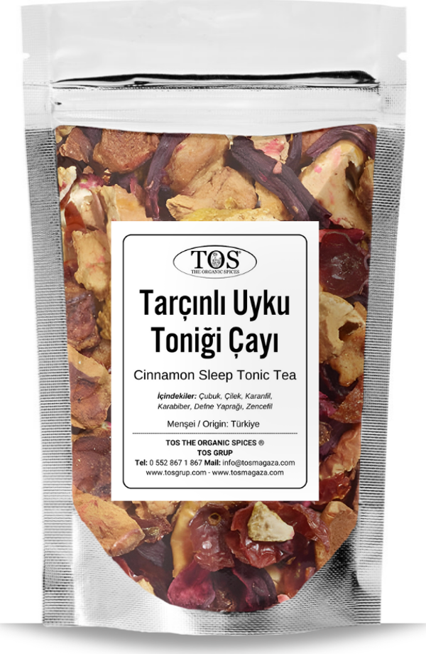Tarçınlı Uyku Toniği Çayı 40 gr (1. Kalite) Cinnamon Sleep Tonic Tea - Image 1