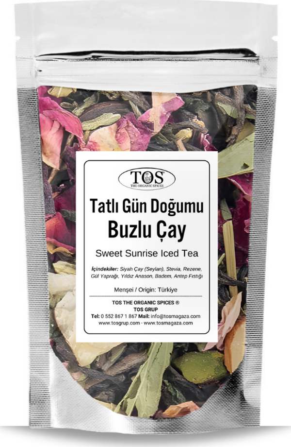 Tatlı Gün Doğumu Buzlu Çay 40 gr (1. Kalite) Sweet Sunrise Iced Tea - Image 1