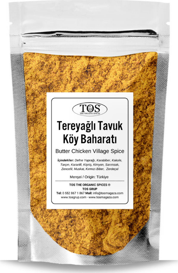 Tereyağlı Tavuk Köy Baharatı 250 gr Butter Chicken Country Spice - Premium Kalite | Baharat Karışımı - Image 1
