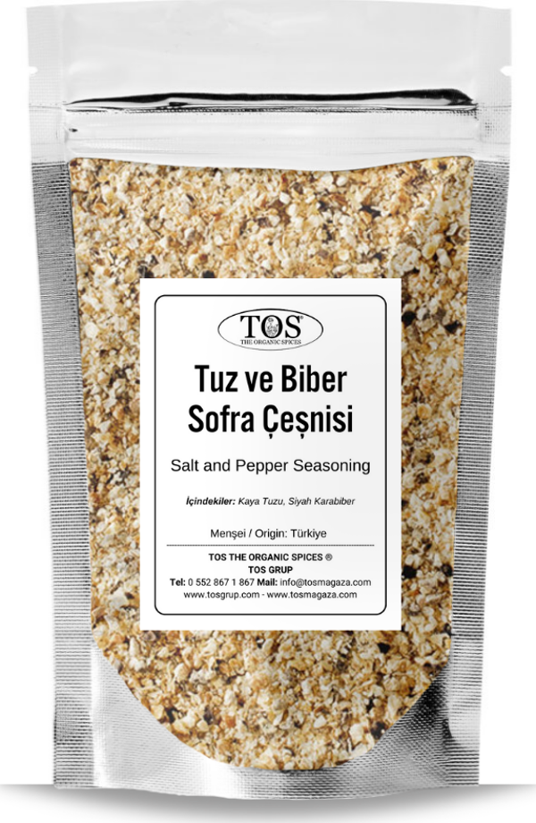 Tuz ve Biber Sofra Çeşnisi 500 gr Salt and Pepper Table Seasoning - Premium Quality - Image 1