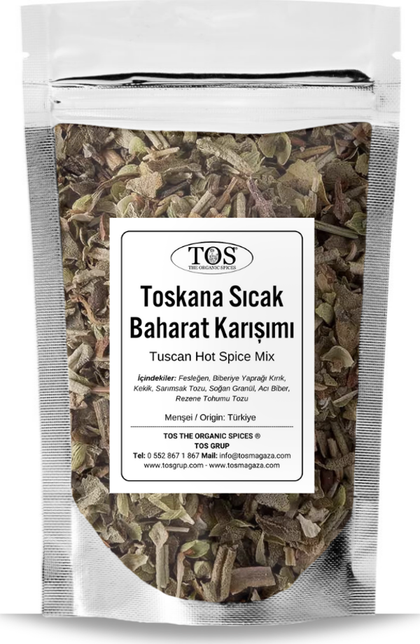 Toskana Sıcak Baharat Karışımı 250 gr Tuscan Hot Spice Blend - Premium Quality | Baharat Karışımı - Image 1
