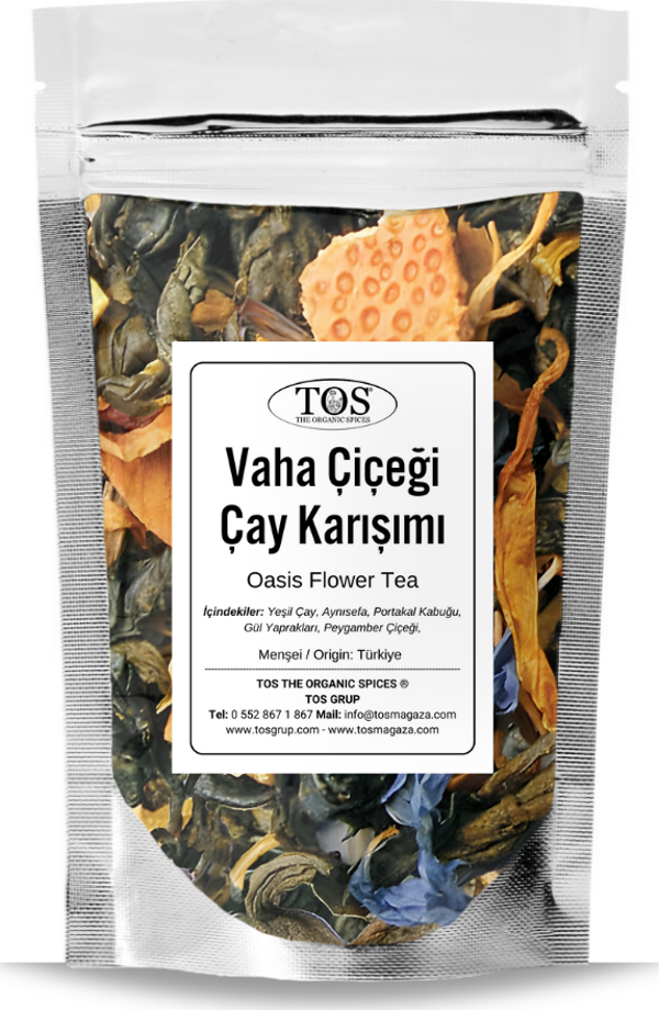 Vaha Çiçeği Çayı 100 gr (1. Kalite) Oasis Flower Tea - Image 1