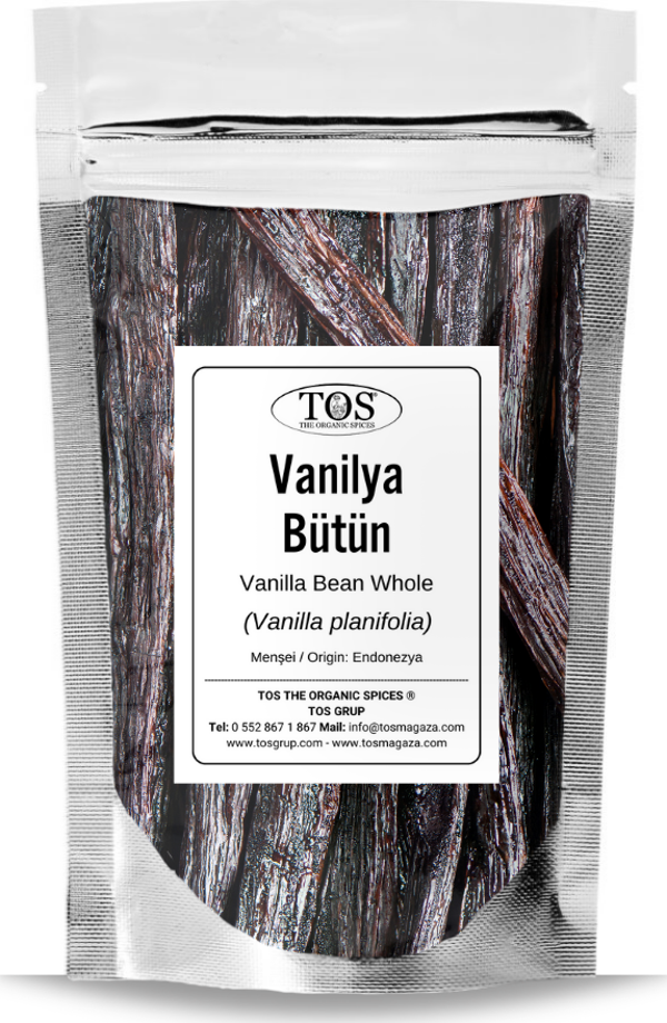 Vanilya Bütün 1 Adet (1. Kalite) Vanilla planifolia / Vanilla Bean, Endonezya - Image 1