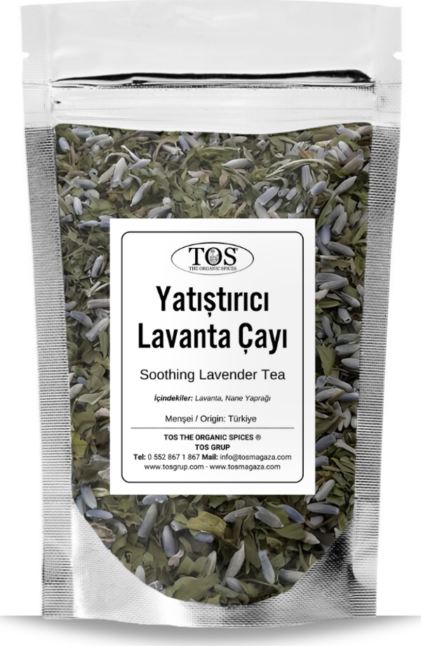 Yatıştırıcı Lavanta Çayı 250 gr (1. Kalite) Calming Lavender Tea - Image 1