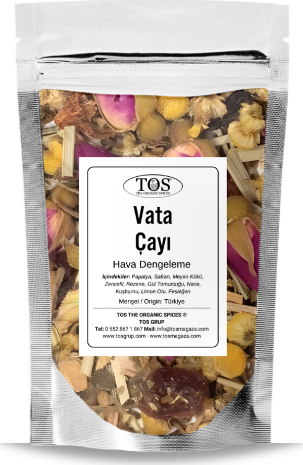 Vata (Hava Dengeleme) Çayı 40 gr (1. Kalite) Vata (Air Balancing) Tea - Image 1